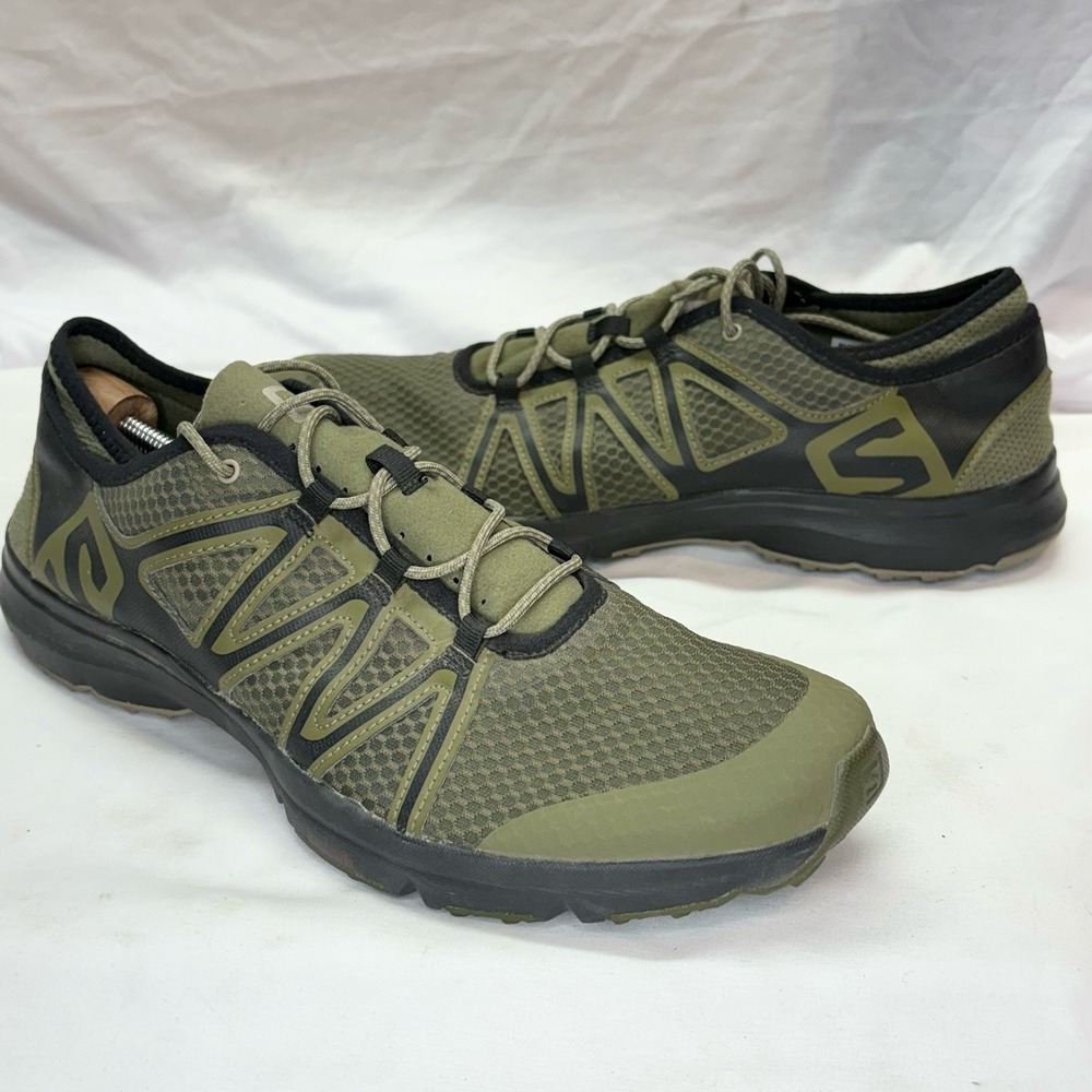Salomon Crossamphibian Swift 2 Green Sz 11.5 Shoes Running Water Hiking Mesh